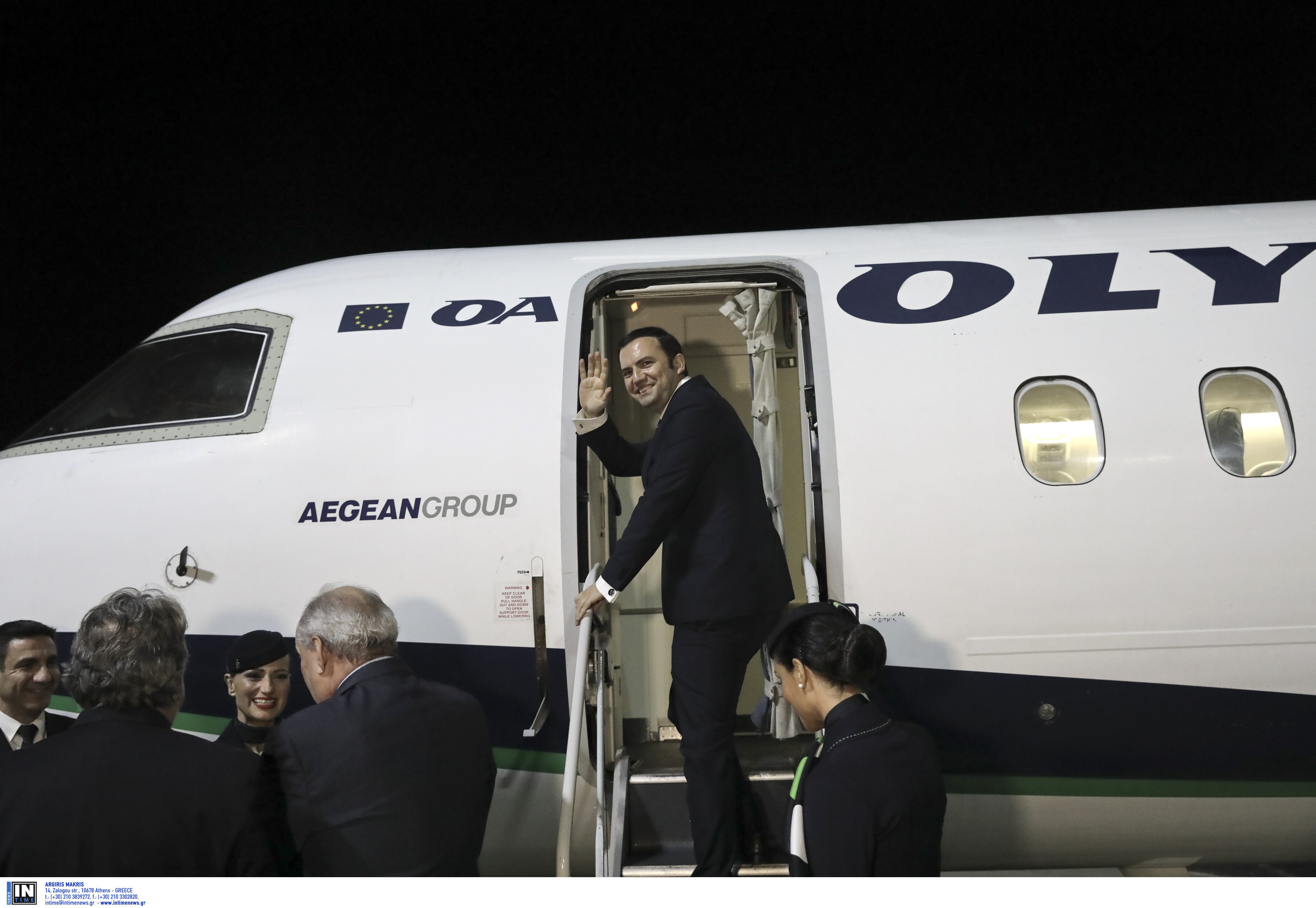 Πραγματοποιήθηκε η πρώτη απευθείας πτήση Αθήνα-Σκόπια μετά από 12 χρόνια (φωτογραφίες)-1