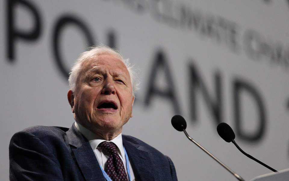 Προειδοποίηση Ατένμπορο για την κλιματική αλλαγή: «Αν οι ηγέτες δεν δράσουν, η ανθρωπότητα απειλείται με αφανισμό»-1