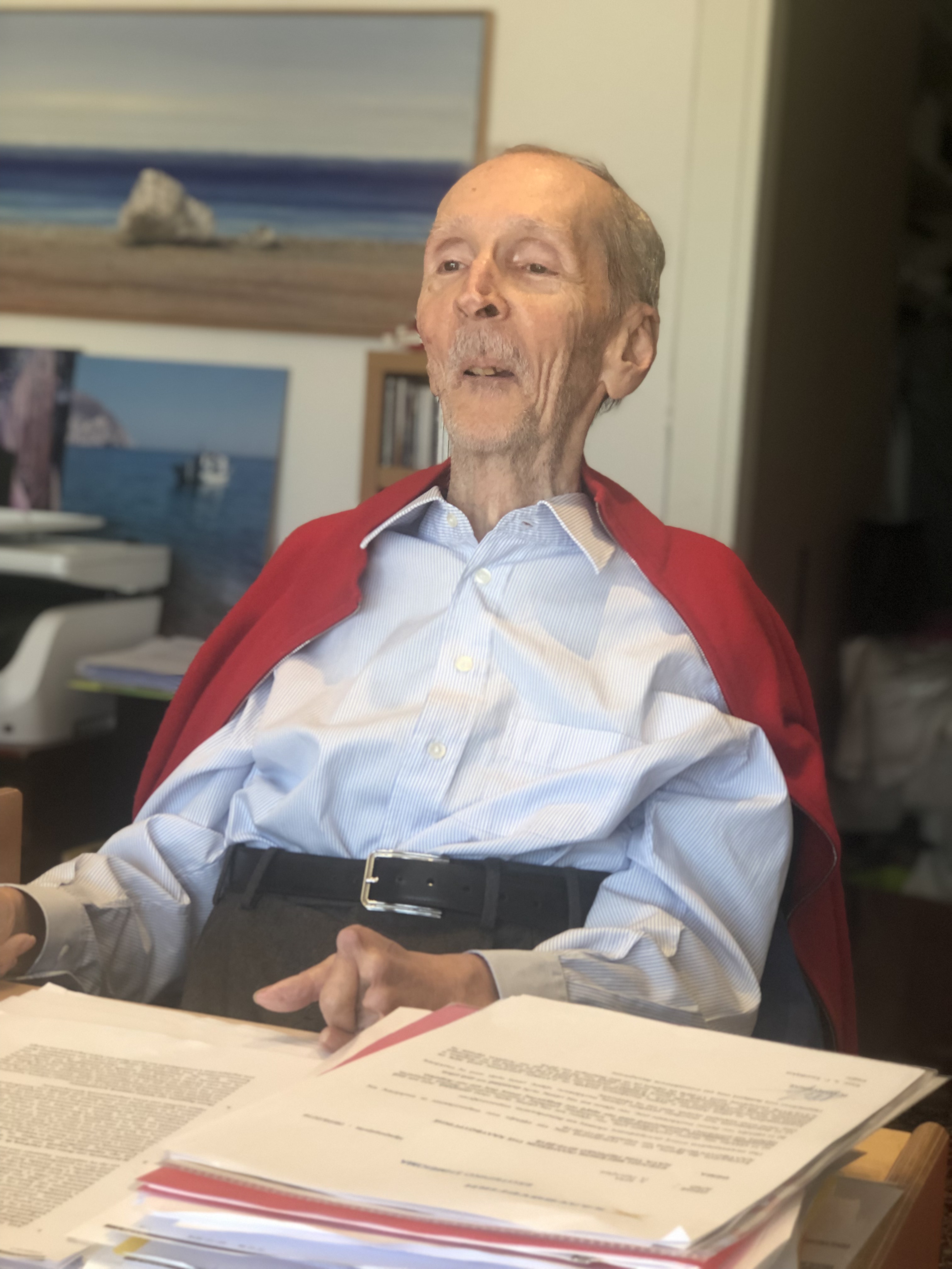 Ο Κωνσταντίνος Π. Αγγελόπουλος με τα δικά του λόγια στην οικία του-1