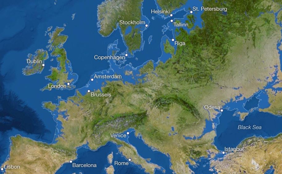 National Geographic: Πώς θα ήταν ο κόσμος αν έλιωναν όλοι οι πάγοι – Τι θα γινόταν στην Ελλάδα (χάρτες)-2