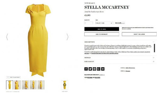 Τώρα μπορείς κι εσύ ν΄αποκτήσεις το διάσημο κίτρινο φόρεμα της Amal Alamuddin-1