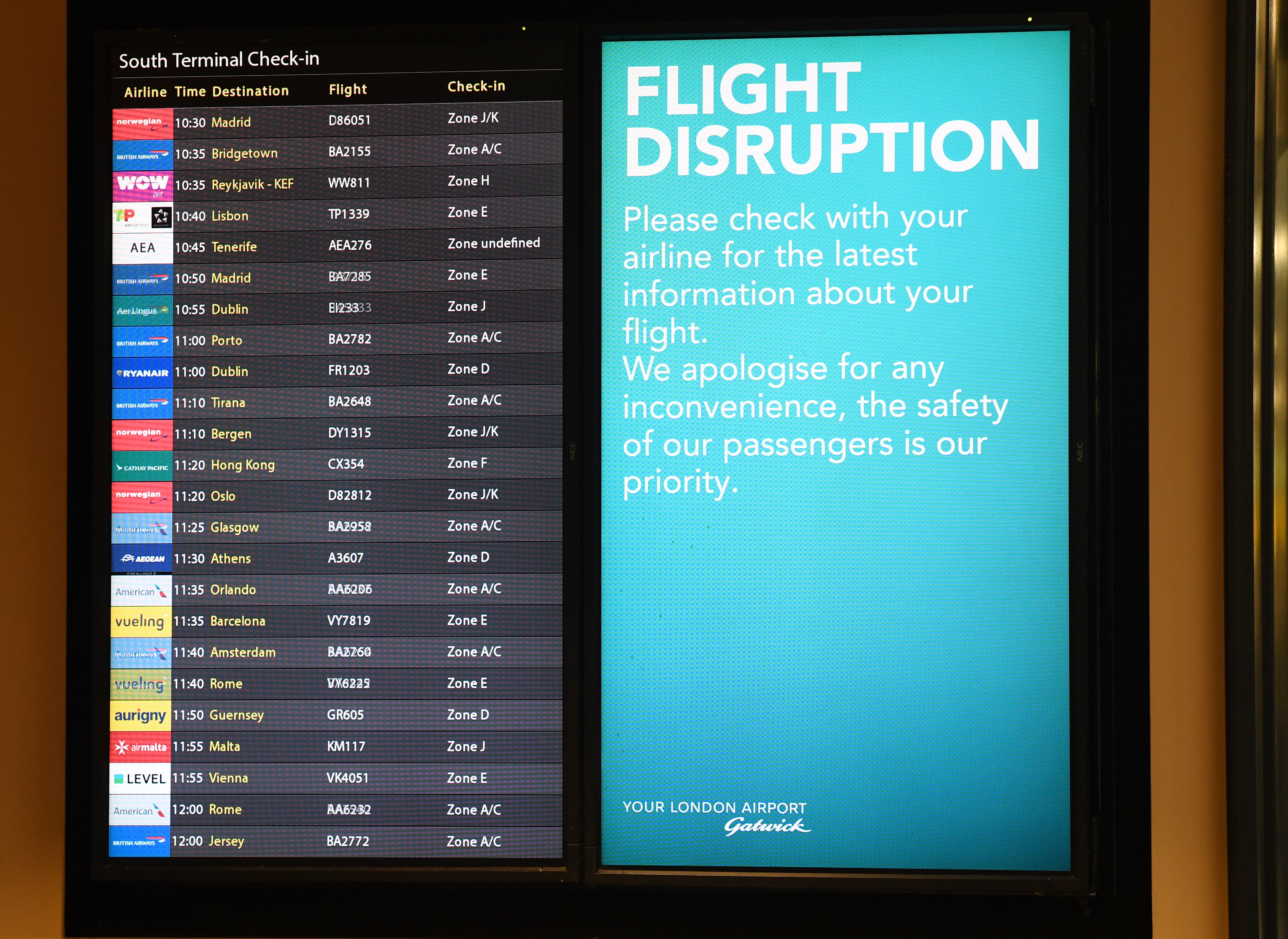 Επεισόδιο με drones στο Γκάτγουικ: Υπό κράτηση παραμένουν οι δύο συλληφθέντες-1