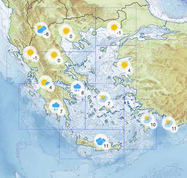 Δριμύ ψύχος τη δεύτερη μέρα των Χριστουγέννων – Πού θα καταγραφούν οι χαμηλότερες θερμοκρασίες-2