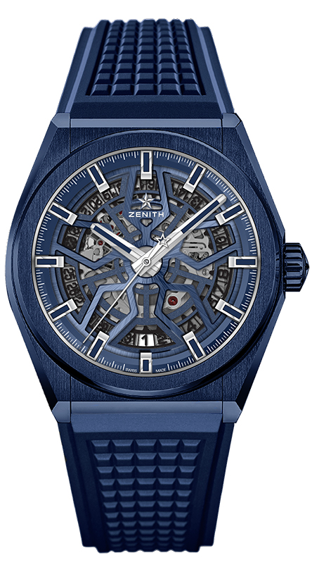 ZENITH Defy Classic Black, White & Blue Ceramic-5