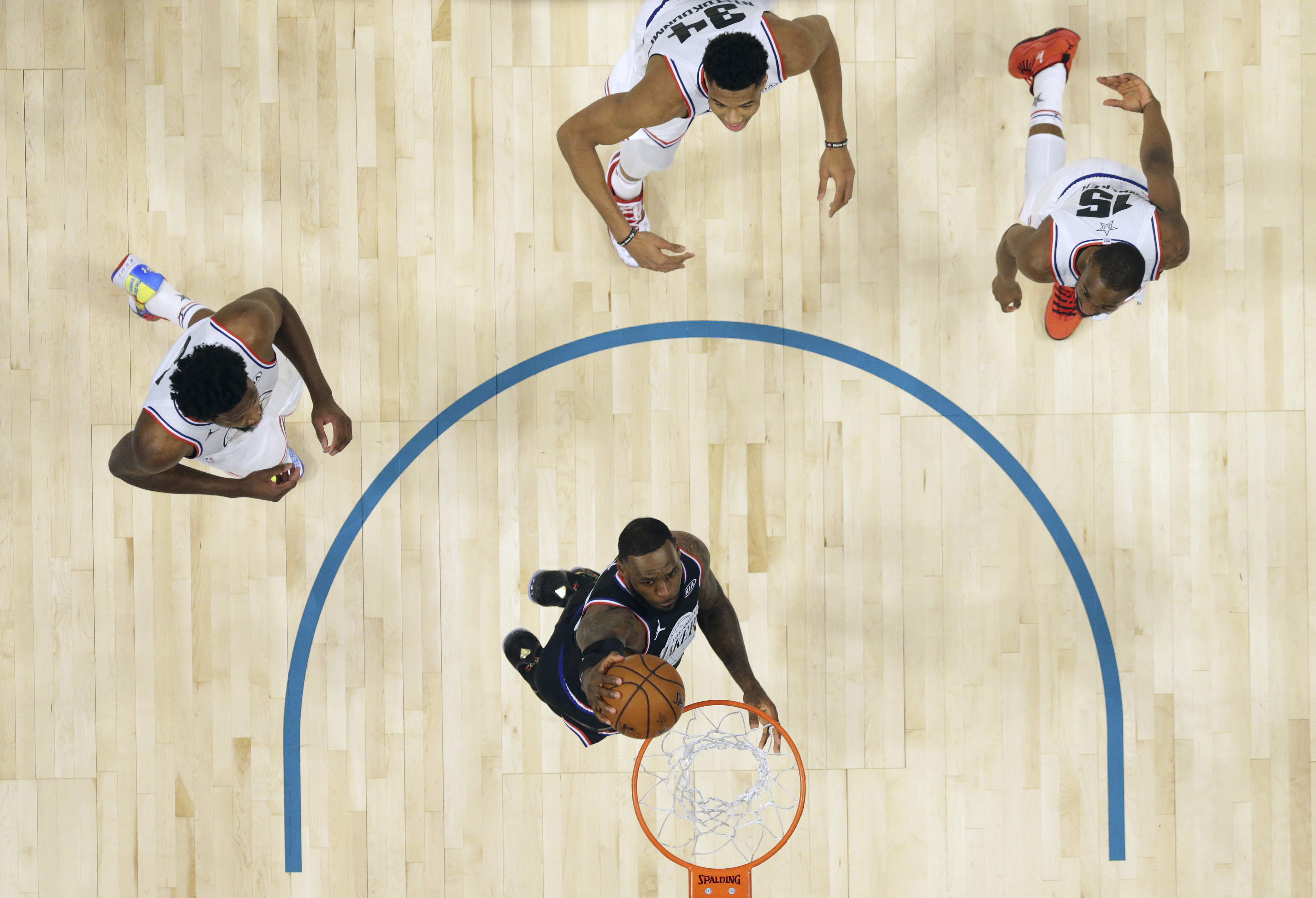 All Star Game 2019: Ρεκόρ πόντων από Αντετοκούνμπο – Νίκη για την ομάδα του ΛεΜπρόν (φωτογραφίες – βίντεο)-5