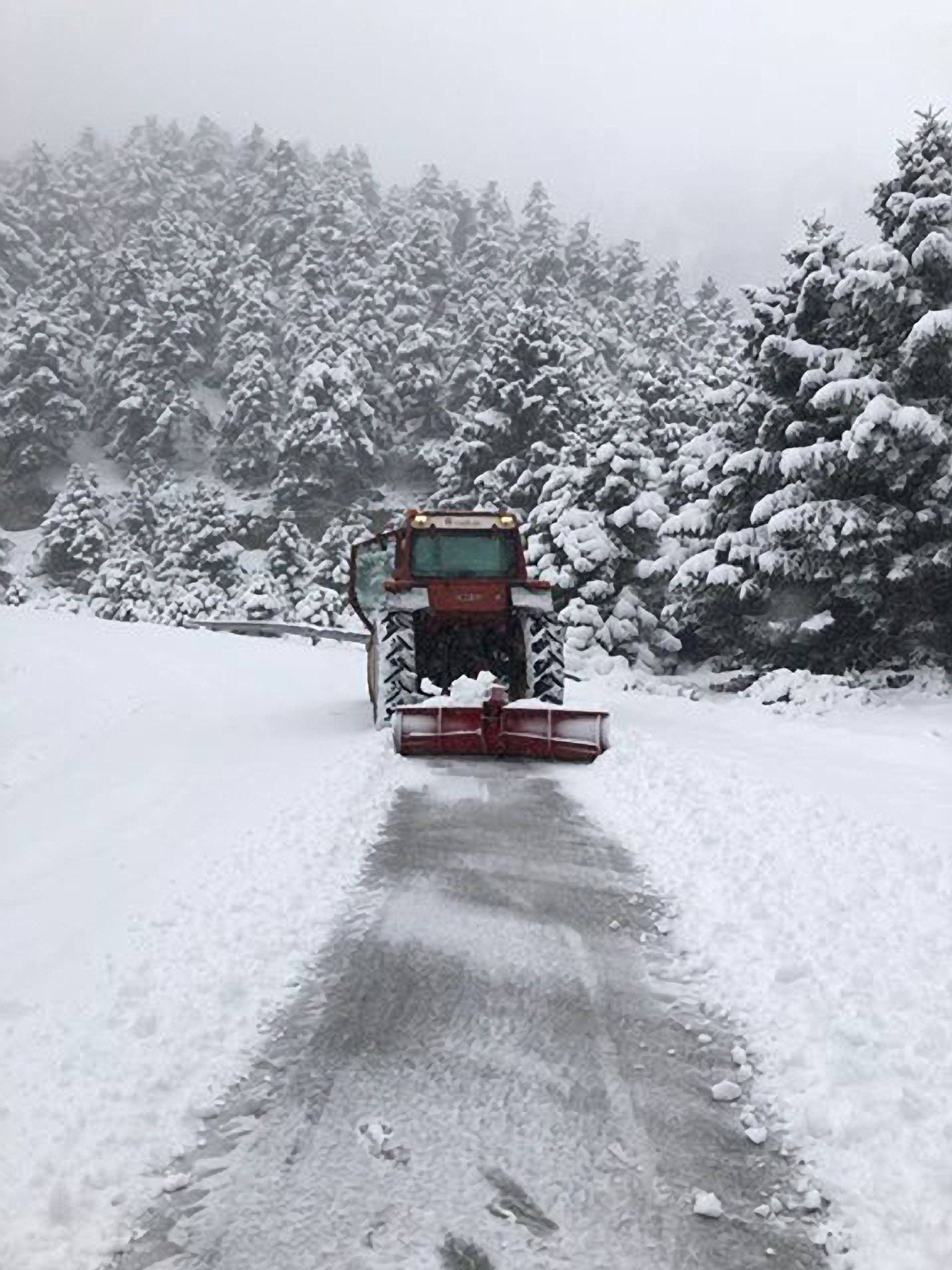 «Σαρώνει» η κακοκαιρία όλη τη χώρα – Προβλήματα από το χιόνι και τους θυελλώδεις ανέμους (φωτογραφίες)-1