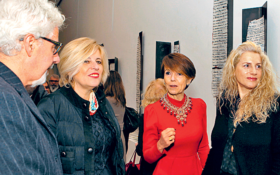 Εγκαινιάστηκε η έκθεση της Βένιας Δημητρακοπούλου στο Τορίνο-1