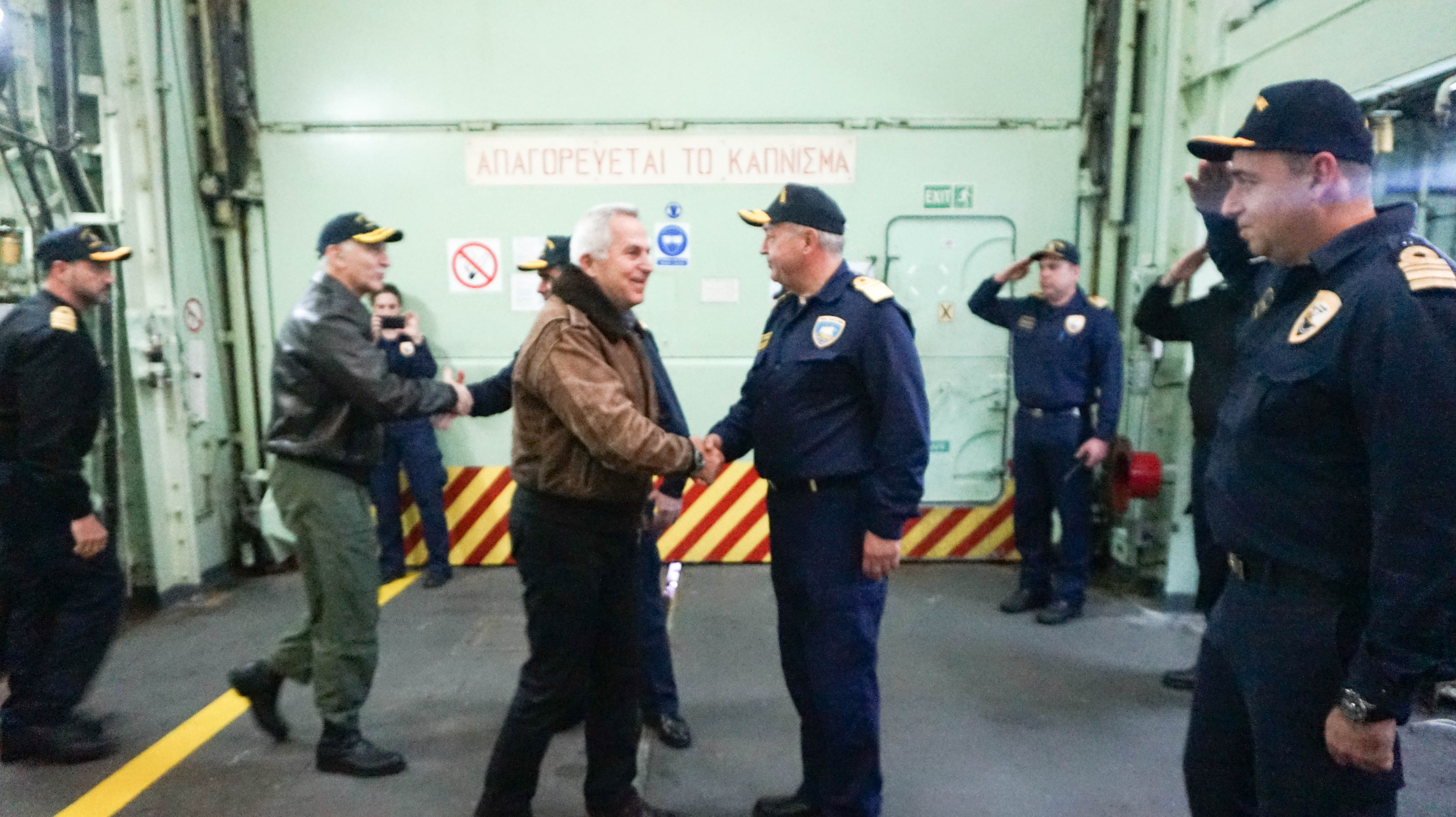 Την άσκηση ετοιμότητας «Πυρπολητής» παρακολούθησε ο Ευ. Αποστολάκης (φωτογραφίες)-1