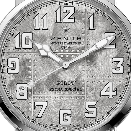 ZENITH Pilot Type 20 Extra Special Silver – Από ατόφιο ασήμι!-4