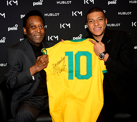 Η HUBLOT υποδέχεται τους Pelé και Mbappé-1