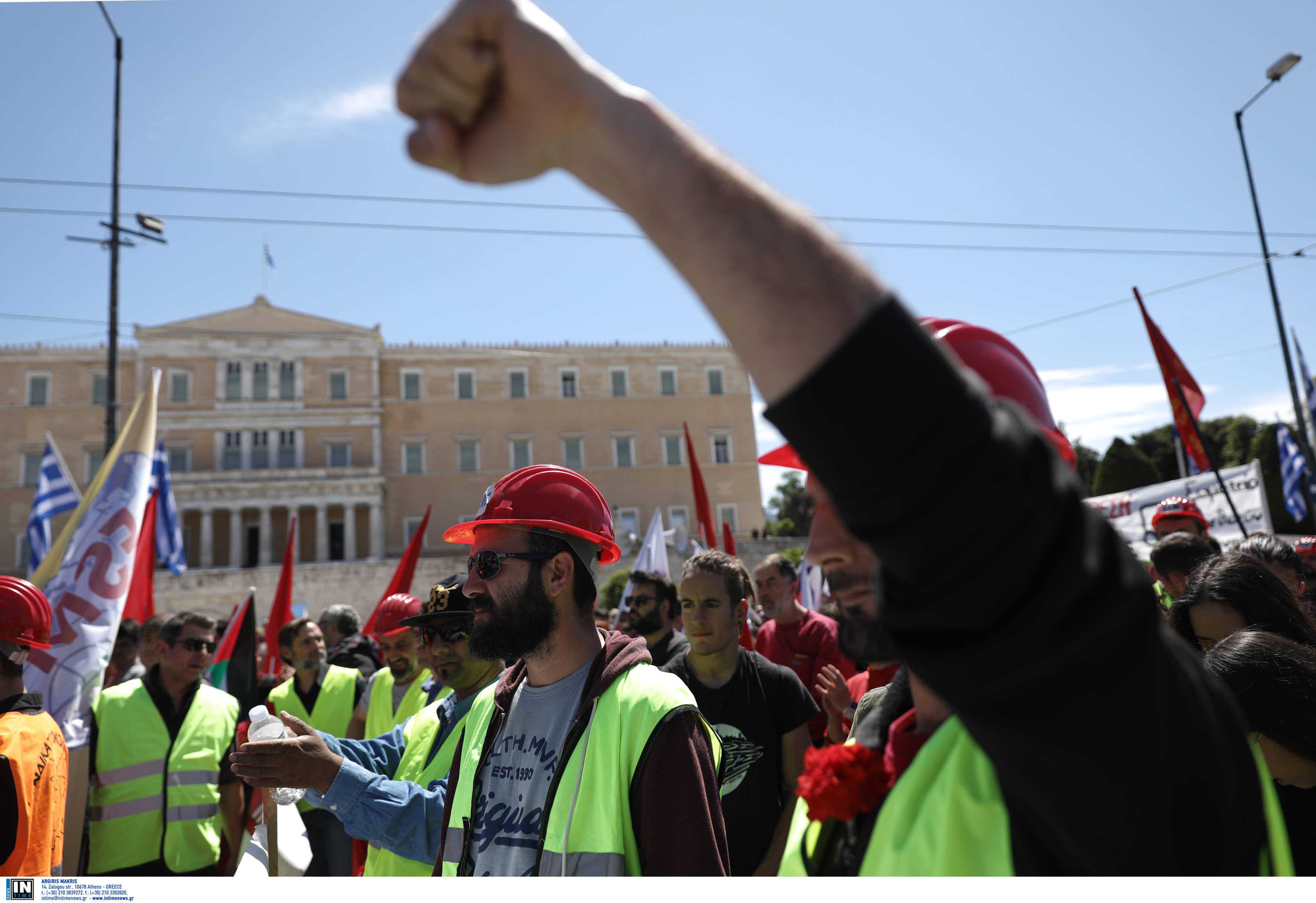 Ολοκληρώθηκαν οι συγκεντρώσεις και οι πορείες για την Πρωτομαγιά στην Αθήνα (φωτογραφίες)-4