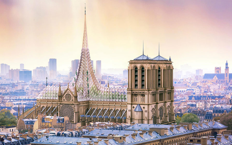 Νέα «φωτιά» στη στέγη της Νοτρ Νταμ-3