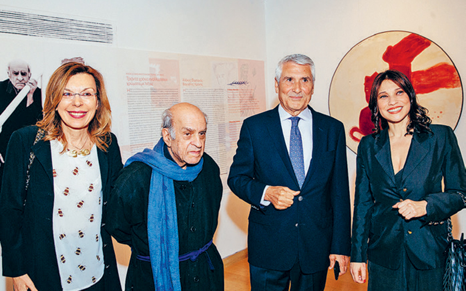 Ενας φόρος τιμής στην ποίηση, στη ζωγραφική και στη φιλία στο Ιδρυμα Θεοχαράκη-1