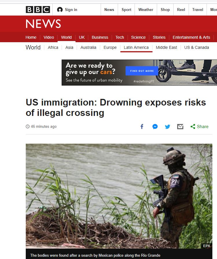 «Παγκόσμια ανησυχία» για τον θάνατο πατέρα και κόρης στα σύνορα των ΗΠΑ-2