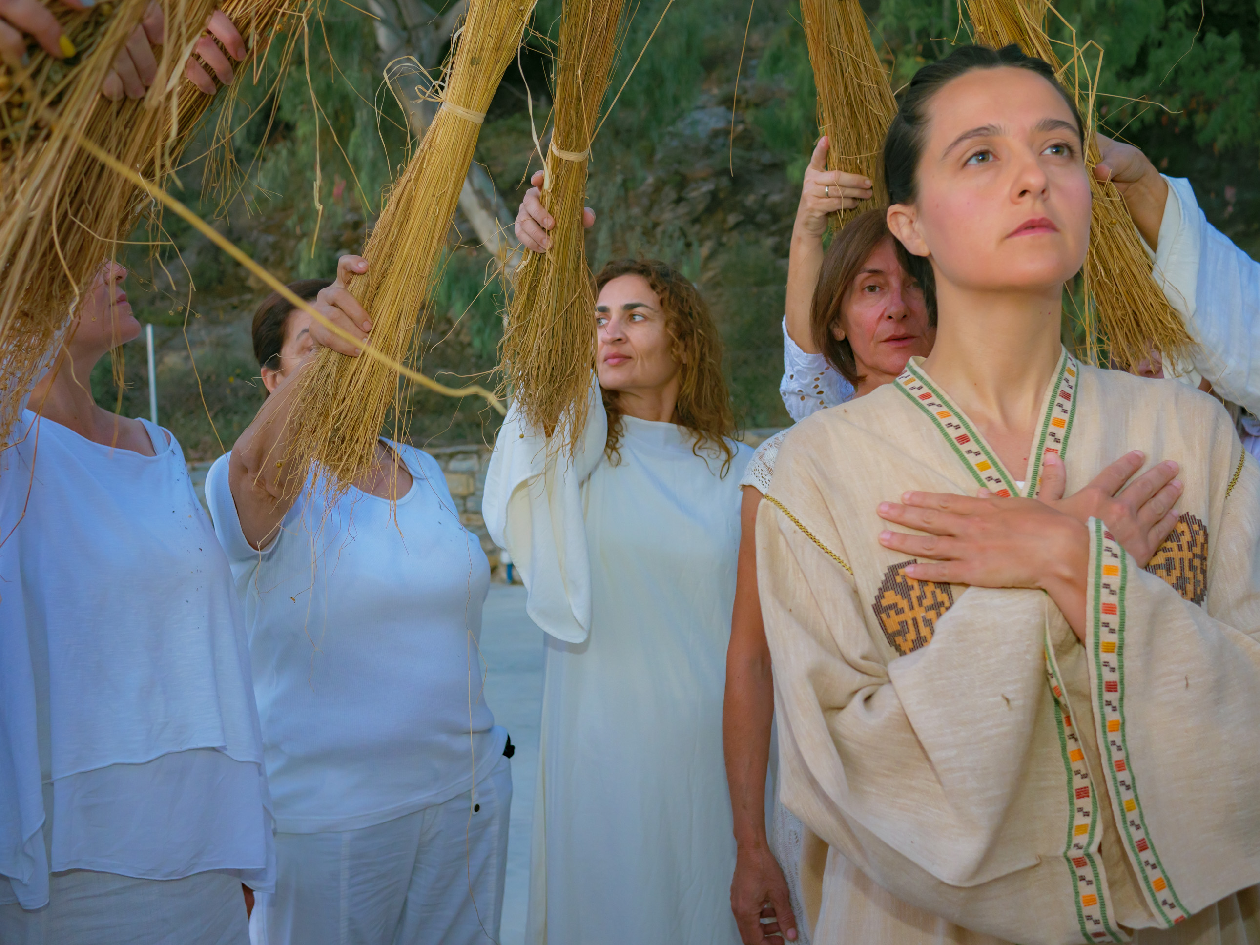 H αναβίωση της καλλιέργειας του λιναριού εορτάζεται με μια μινωική τελετή στην Κρήτη-1