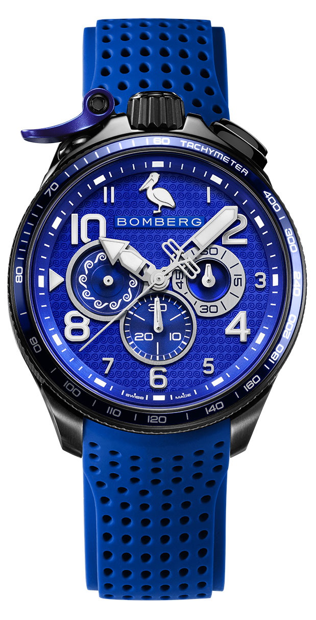 BOMBERG Bolt-68 Racing Blue Greece Limited Edition-3
