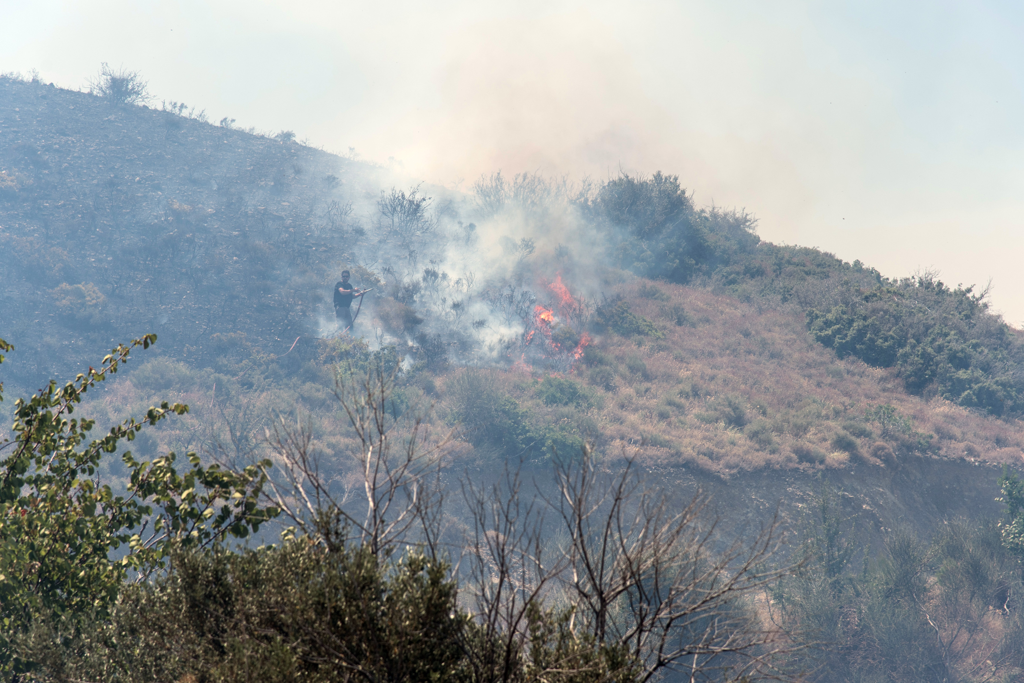 Συνεχίζεται η μάχη με τις φλόγες στην Εύβοια-2