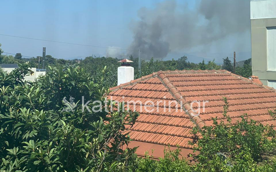 Υπό μερικό έλεγχο η φωτιά σε Βαρνάβα και Ραφήνα (φωτογραφίες)-3