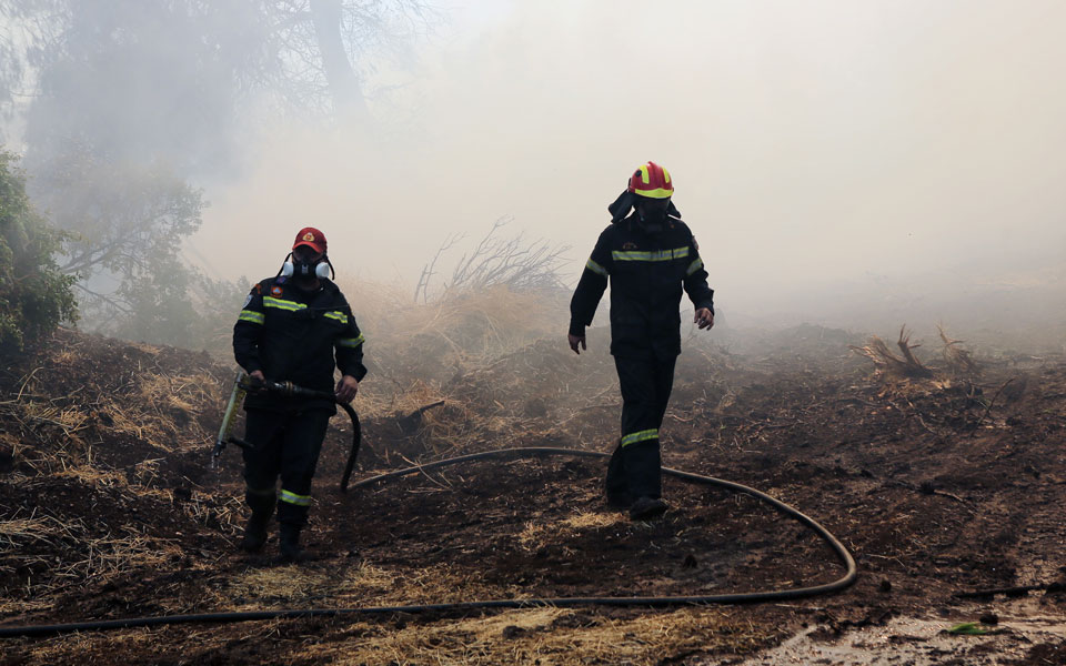 Ενισχύονται οι δυνάμεις πυρόσβεσης στην Εύβοια – Αντιπυρική ζώνη στο χωριό Πλατάνια (φωτογραφίες – βίντεο)-2