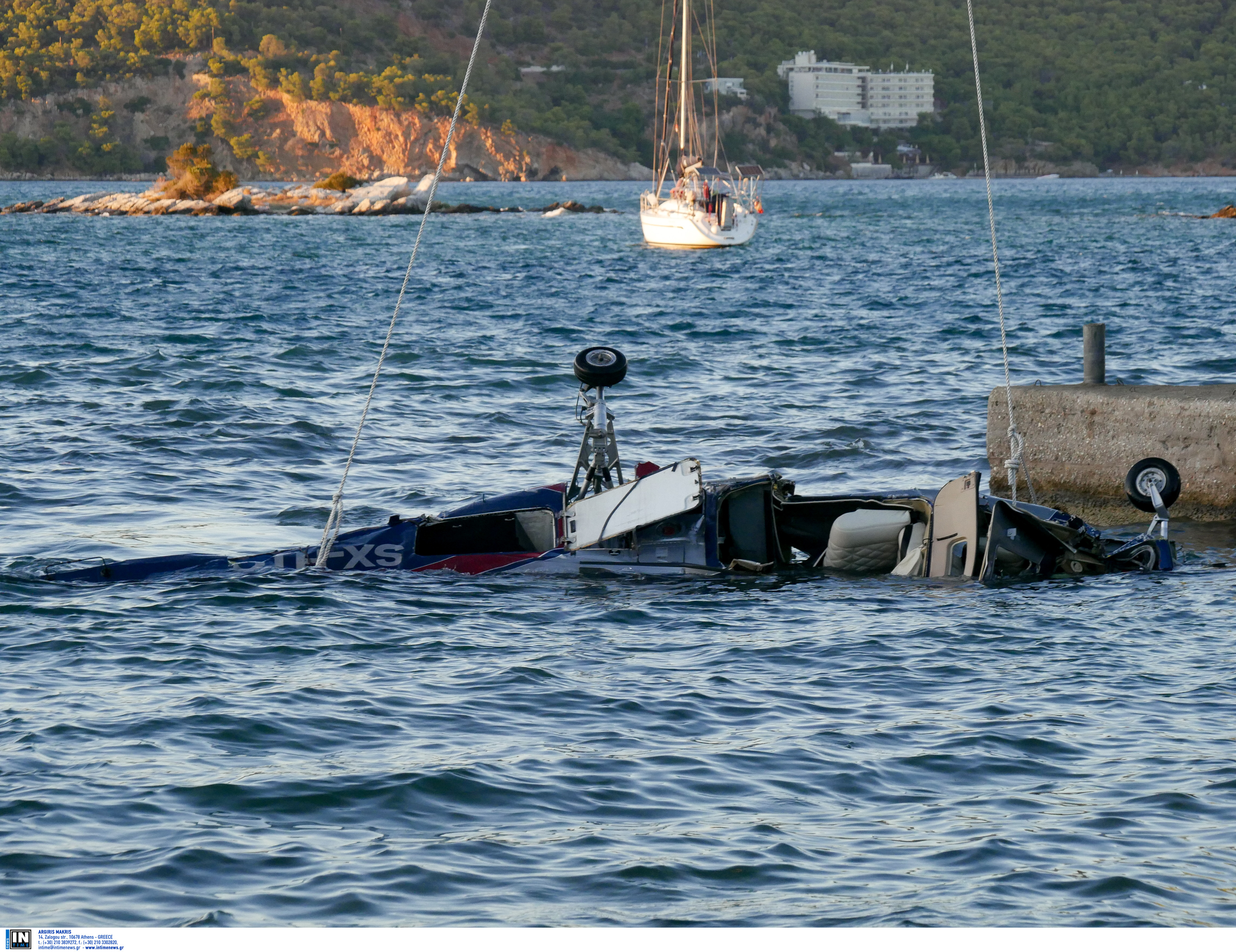 Σταδιακή η αποκατάσταση της ηλεκτροδότησης στον Πόρο – Οι πρώτες εικόνες της ατράκτου-5