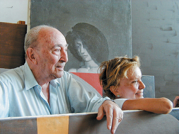 Βανδάλισαν γλυπτό του Γιάννη Μόραλη, τοποθετημένο κοντά στο σπίτι του, στην Αίγινα-1