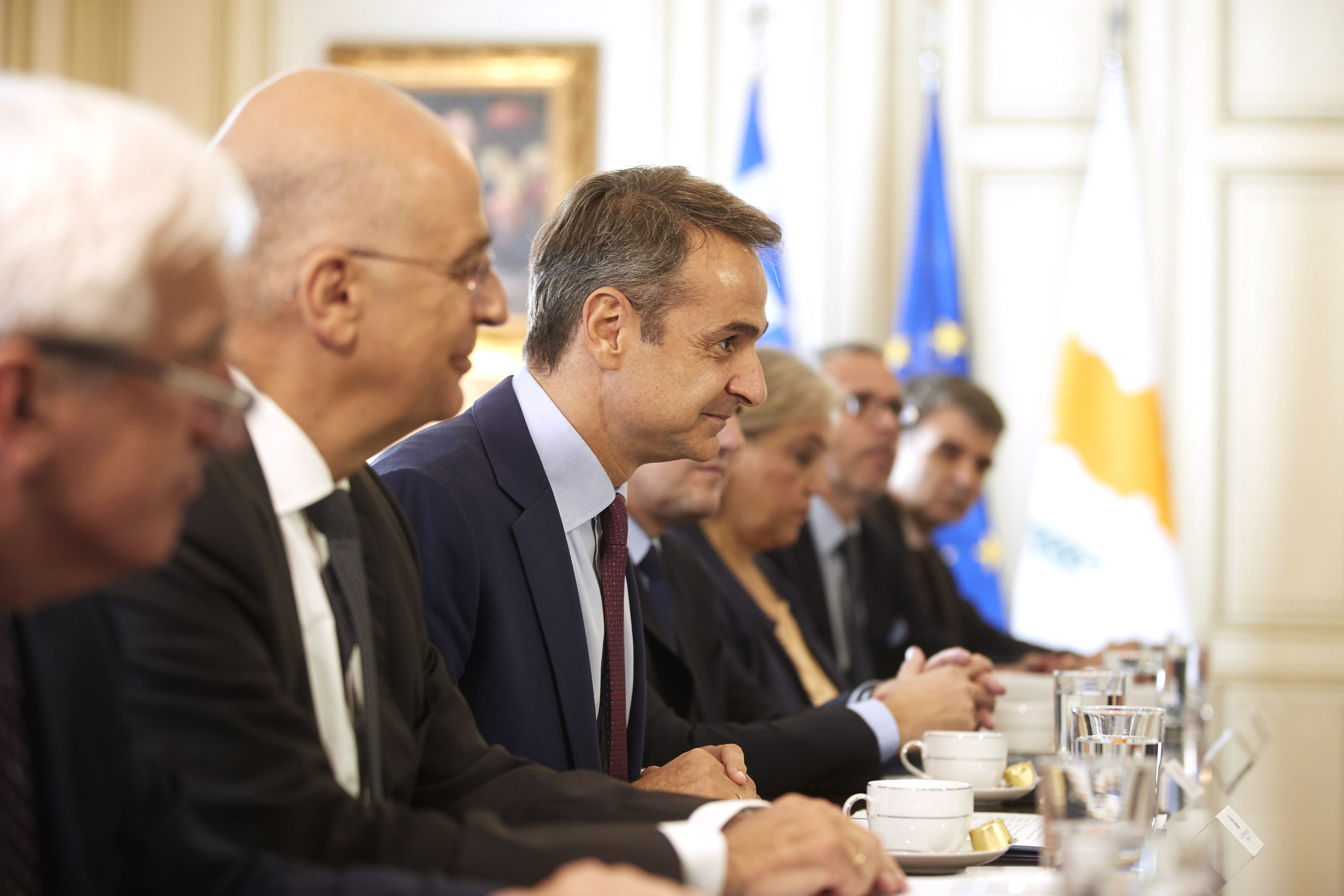 Κοινή γραμμή για την αντιμετώπιση των τουρκικών ενεργειών συμφώνησαν Μητσοτάκης – Αναστασιάδης-2