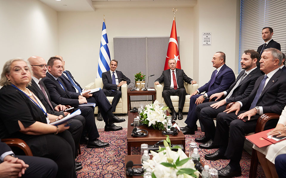 Νέα Υόρκη: Ολοκληρώθηκε η συνάντηση Μητσοτάκη – Ερντογάν-2