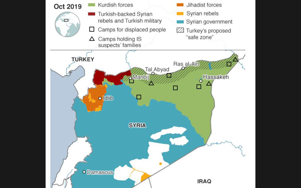 Κλιμακώνεται η σύρραξη στα σύνορα της Συρίας – Φόβοι για 60.000 εκτοπισμένους-4