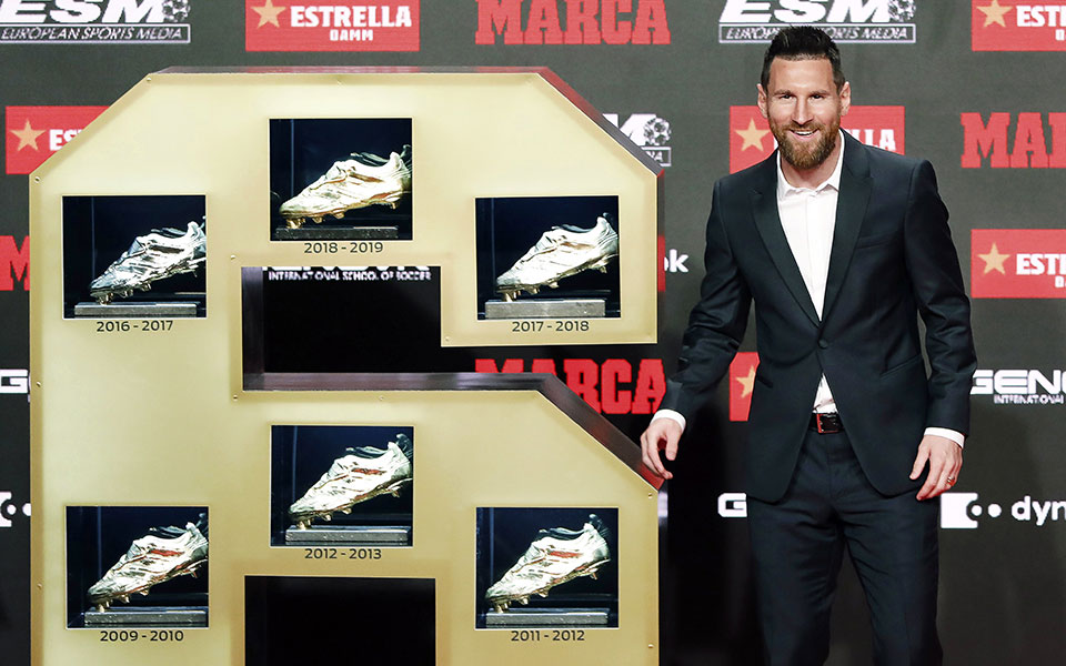 Ο Μέσι παρέλαβε το έκτο «χρυσό παπούτσι» (Φωτογραφίες)-1