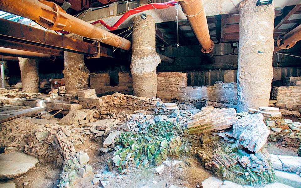 Decumanus Maximus: Εξι αιώνες ιστορίας της βυζαντινής Θεσσαλονίκης κάτω από το μετρό-1