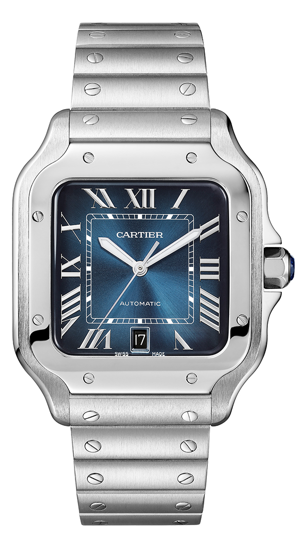 22 ατσάλινα ρολόγια με μπλε καντράν-6