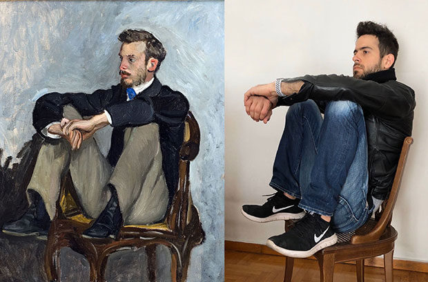 «Τέχνη» με σεντόνια, πετσέτες του μπάνιου και σφουγγαρίστρες-1