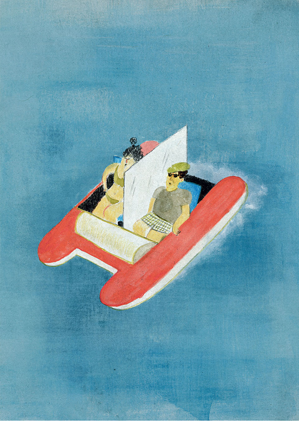 Στο “Κ” / “ΤΑΞΙΔΙΑ”, σήμερα με την Καθημερινή, πέντε καταξιωμένοι Έλληνες εικονογράφοι ζωγραφίζουν αποκλειστικά το πιο απρόβλεπτο καλοκαίρι της ζωής μας.-5