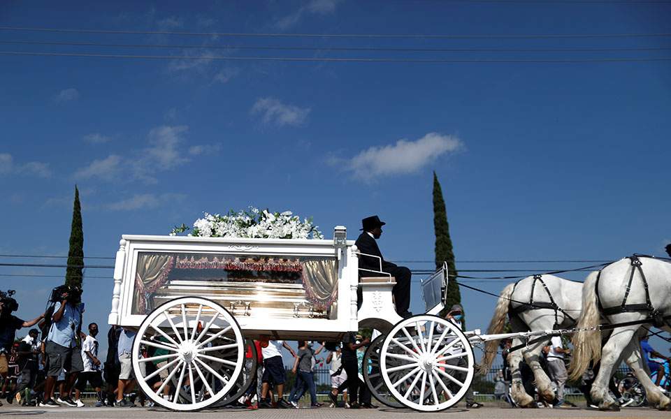 «Αντίο, Τζορτζ» εν μέσω αναβρασμού – Συγκίνηση στην κηδεία του Φλόιντ (φωτογραφίες-βίντεο)-6