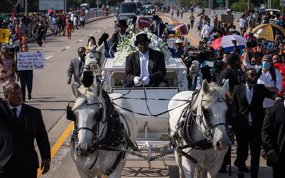 «Αντίο, Τζορτζ» εν μέσω αναβρασμού – Συγκίνηση στην κηδεία του Φλόιντ (φωτογραφίες-βίντεο)-7