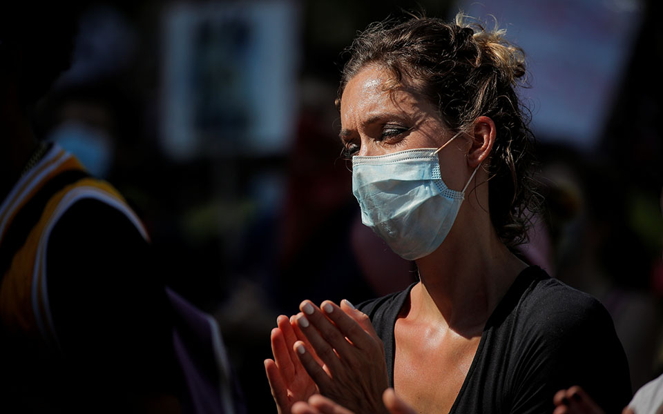 «Αντίο, Τζορτζ» εν μέσω αναβρασμού – Συγκίνηση στην κηδεία του Φλόιντ (φωτογραφίες-βίντεο)-8