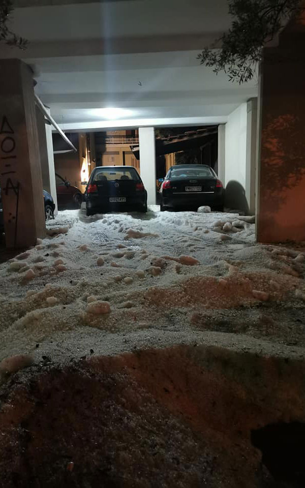 Πρωτοφανής χαλαζόπτωση στη Δράμα (φωτογραφίες)-1