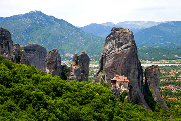 Μετέωρα: Αράχνες στα βράχια-3