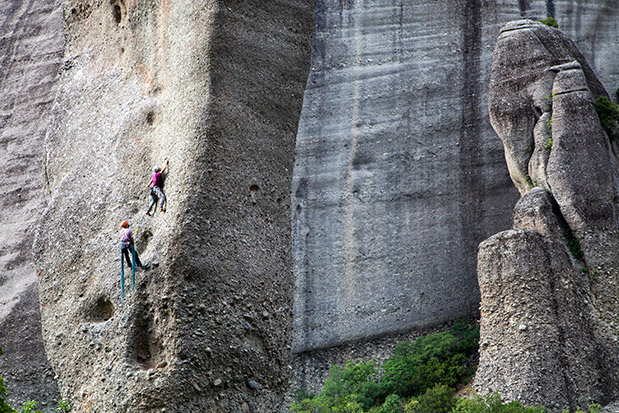 Μετέωρα: Αράχνες στα βράχια-4