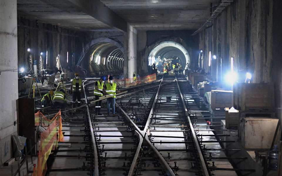Στις σήραγγες και στα εργοτάξια του Μετρό Θεσσαλονίκης ο Γ.Γ. Υποδομών (φωτογραφίες – βίντεο)-4