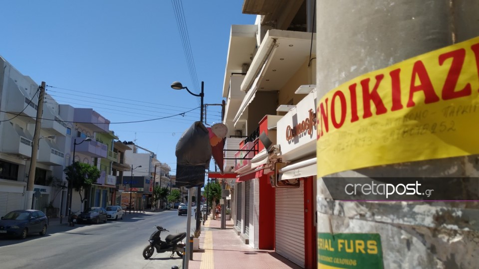 Αποκαρδιωτικές εικόνες στις τουριστικές περιοχές της Κρήτης: Άδειοι δρόμοι και «λουκέτα» (φωτογραφίες)-3