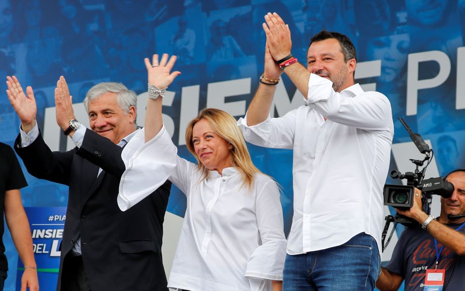 Ρώμη: Συγκέντρωση της κεντροδεξιάς κατά της κυβέρνησης Κόντε-1