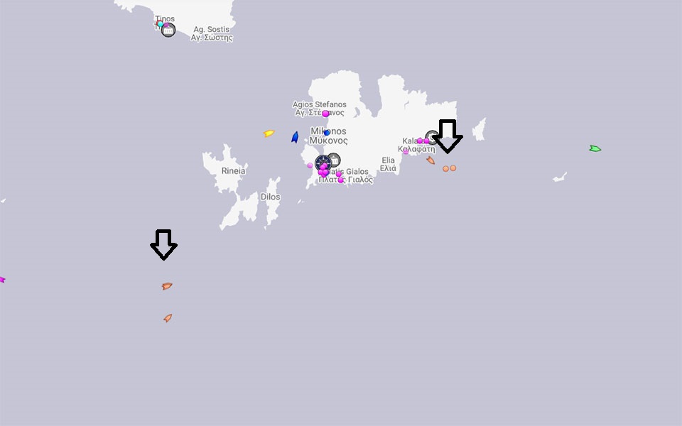 Τουρκικά αλιευτικά ανοικτά της Μυκόνου-1