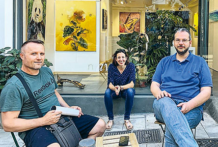 Οι εικαστικοί δρόμοι του Φώτη Κλογέρη, αστικό τοπίο και προσωπογραφίες-1