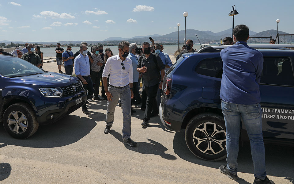 Εύβοια: Στις πληγείσες περιοχές ο Κυρ. Μητσοτάκης (φωτογραφίες)-2