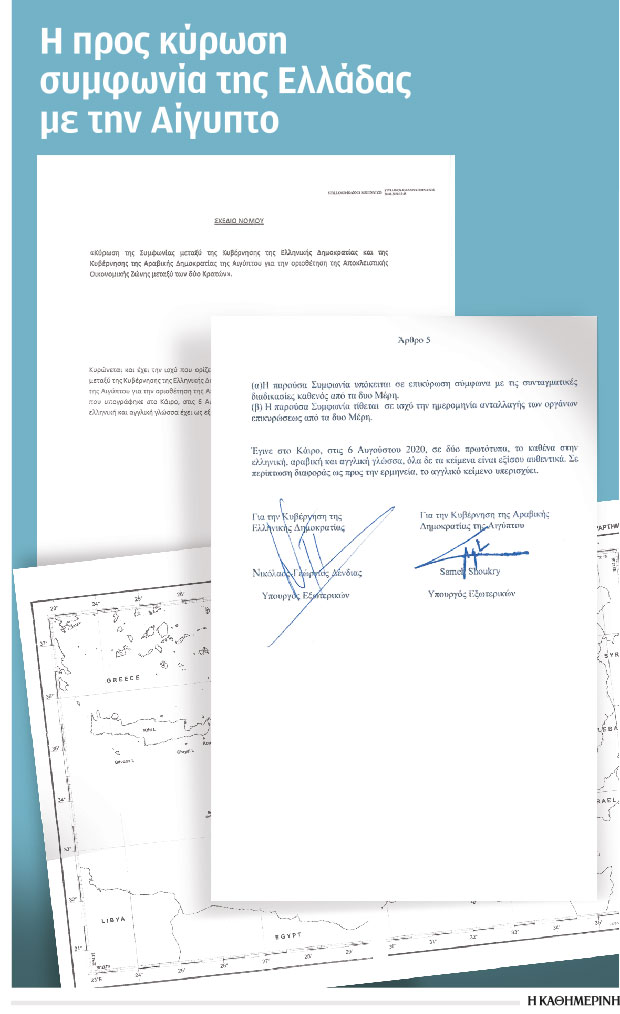 Στη Βουλή οι συμφωνίες με Κάιρο, Ρώμη-1