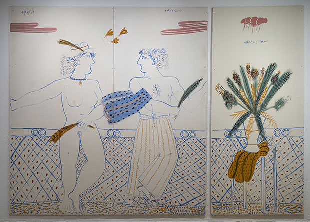 Η Υδρα τίμησε τον Μίλτο Σαχτούρη, τον «Κληρονόμο των πουλιών»-3