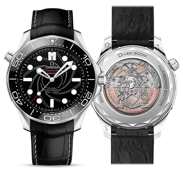 Πλατινένιο OMEGA James Bond Seamaster Diver 300M-4