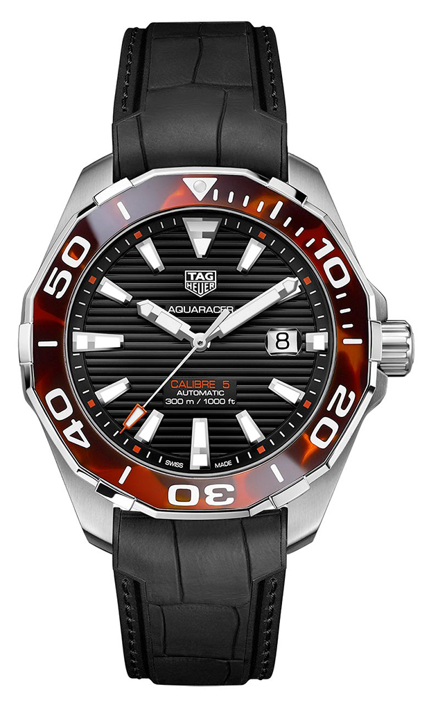 TAG HEUER Aquaracer 43mmn Tortoise Shell Effect Calibre 5 Automatic-4