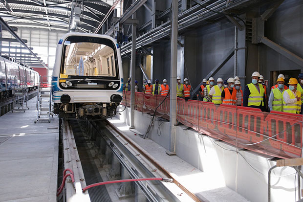 Στις ράγες για δοκιμαστική «διαδρομή» το Μετρό Θεσσαλονίκης-3